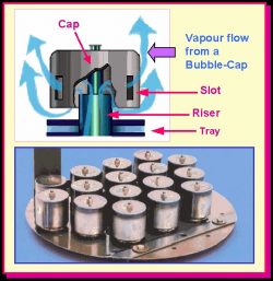 How Bubble Cap Tray Works